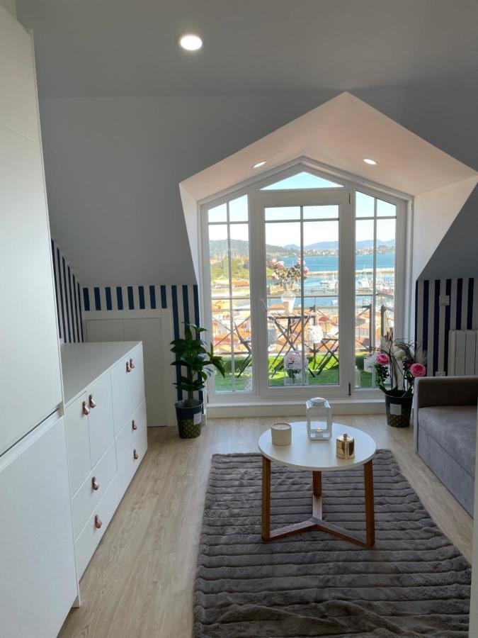 Estudio Impresionantes Vistas Con Terraza Y Piscina Baiona Εξωτερικό φωτογραφία