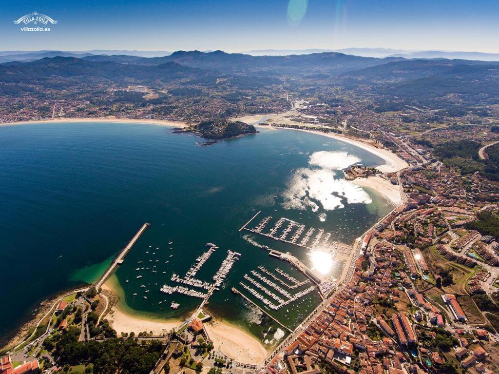 Estudio Impresionantes Vistas Con Terraza Y Piscina Baiona Εξωτερικό φωτογραφία