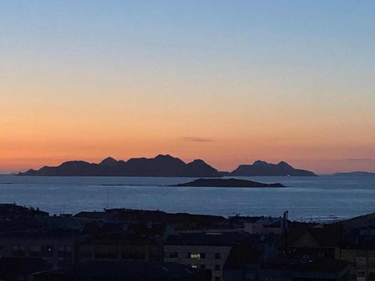 Estudio Impresionantes Vistas Con Terraza Y Piscina Baiona Εξωτερικό φωτογραφία